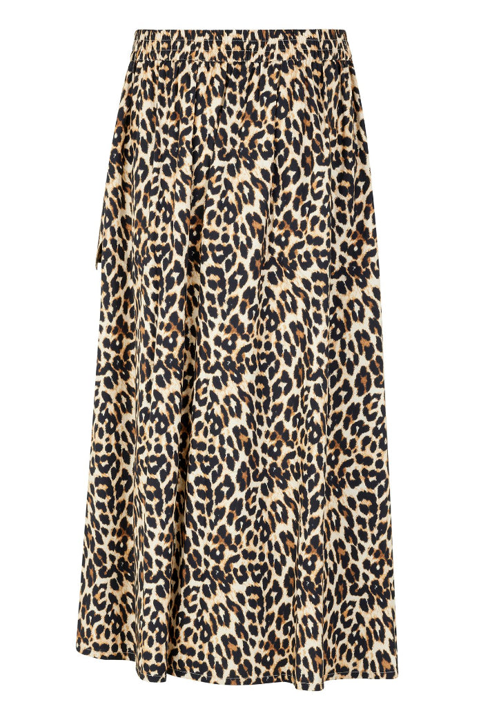 Akanel Maxi Skirt Leopard Belle Bird Boutique
