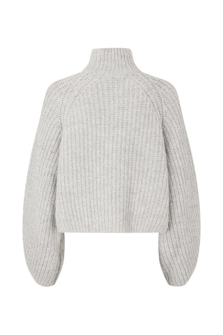 Elio Knit Jumper - Light Grey