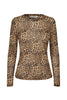Irie Mesh Blouse - Leopard Print