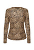 Irie Mesh Blouse - Leopard Print