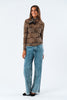 Irie Mesh Blouse - Leopard Print