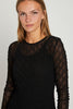 Round Neck Blouse - Black