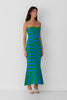 Aude Maxi Dress - Aqua