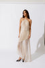Mina Sequin Maxi Dress - Champagne Gold