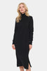 Mila Rollneck Dress - Black