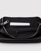 Recycled Leather Pochette - Black
