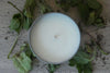 Peppermint essential oil candle