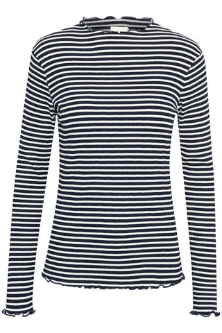 Candace LS Tee - Night Sky Stripe