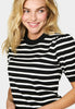 Mila SS Striped Pullover