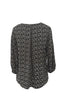 Athena Blouse - Black Floral