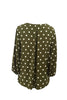 Athena Blouse - Olive Spot