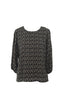 Athena Blouse - Black Floral