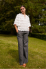Amia Pants - Black Stripe
