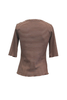 Calliope Top - Walnut Stripe
