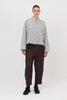 Panelled Pants - Chocolate Plum