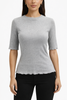 Calliope Top - Grey Marle
