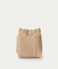 Mr Cinch Pouch - Porcini Pleated