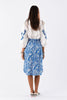 Ella Skirt - Blue Print