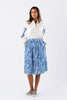 Ella Skirt - Blue Print