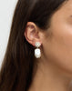 Emile Drop Earrings - Pearl/Sterling Silver