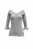 Carla Top - Grey Marle