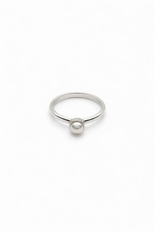 Pearl Ring - Silver