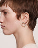 Fizzy Heart Earrings Medium - Silver