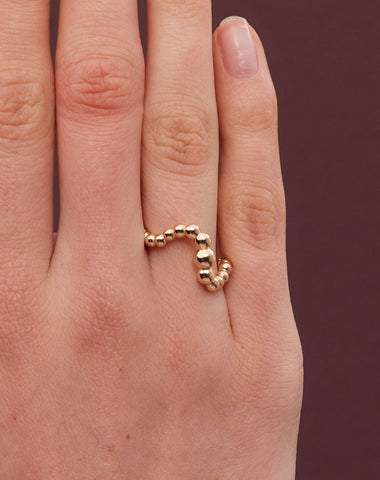 Fizzy Ring Petite - Gold Plated