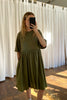 Eve Midi Dress - Olive