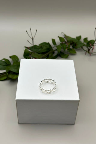 Heart Band - Silver