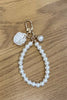 Pearl key Chain with Shell