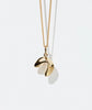 Fortune Cookie Charm Necklace - Gold Plated