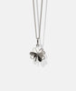 Lucky Clover Charm Necklace - Sterling Silver