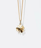 Lucky Clover Charm Necklace - Gold Plated