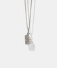 Swiss Cheese Charm Necklace - Sterling Silver