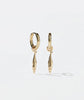Sardine Charm Earrings - Gold Plated