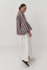 Finn Shirt - Plum Stripe