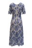 Dara Dress - Blue Lace