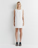 Lips Shift Dress - White