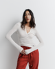 Louise Knit Top (White)