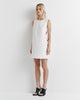 Lips Shift Dress - White