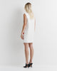 Lips Shift Dress - White