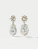 Emile Drop Earrings - Pearl/Sterling Silver