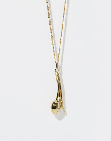 Tulip Necklace - Gold Plated