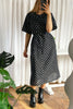 Olympia Dress - Black Spot