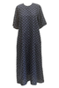 Olympia Dress - Midnight Blue Spot