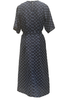 Olympia Dress - Midnight Blue Spot