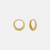 Mini Positano Hoops - Gold Plate