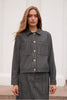 Elyria Jacket - Black Stripe