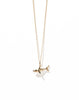 Shark Charm Necklace - Gold Plated